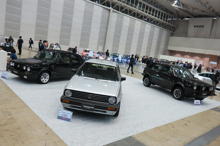 スピニングガレージの展示の様子。