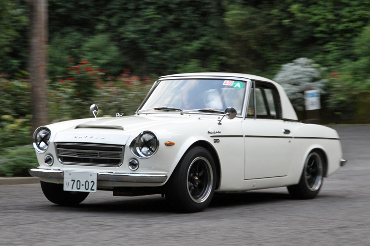 参戦した唯一の日本車だった、型式名SR311こと1968年「ダットサン・フェアレディ2000」。