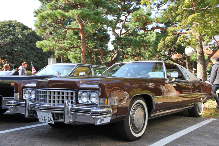 8.2リッターV8エンジンを搭載した史上最大のFF車である1973年「キャデラック・エルドラド」。