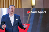 2019年のビジネスプランを発表したアウディ ジャパンのフィリップ・ノアック社長。