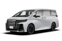 「ヴェルファイア」ではバンパーの左右にエアインテークが設けられており、フェンダーパネルからの流れを思いっきりブッタ切っている。「ヴォクシー」や「ノアS-G／S-Z」などでも見られる意匠なので、“あえて”のデザインなのだろうが……。