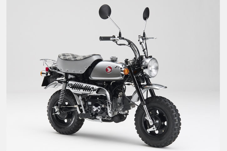 「ホンダ・モンキー」の最終モデルとなった「50周年スペシャル」。500台の台数限定で販売されたが、すでに注文受け付け期間は終了している。
