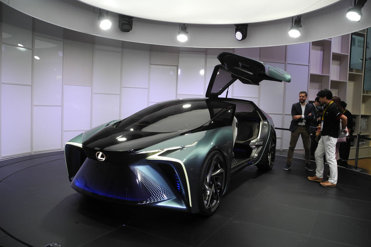 レクサスの電動化ビジョンを象徴するという「LF-30コンセプト」。