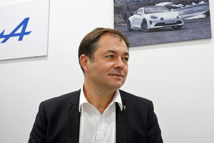 ルノーのハイパフォーマンスカー部門、ルノー・スポールと深い関係にあるアルピーヌ。フリコテ氏もかつてはルノー・スポールに在籍していたが、「アルピーヌはルノーからは完全に独立しています」とのこと。