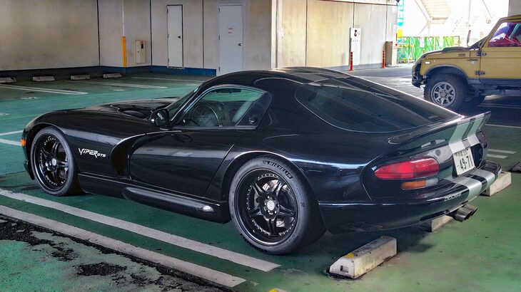 入庫から2カ月。お尻が完治して戻ってきた「バイパー」の図。気づけば事故発生から3カ月半が経過していた。