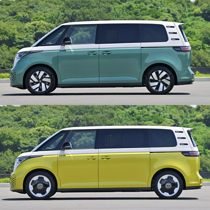 ボディーサイズは標準ボディーの「プロ」で全長×全幅×全高＝4715×1985×1925mm、ロングボディーの「プロ ロングホイールベース」で同4965×1985×1925mm。前者は「トヨタ・ノア／ヴォクシー」よりひとまわり大きく、後者は「アルファード／ヴェルファイア」より全長、全高がやや小さい代わりに、全幅が135mmもデカい。