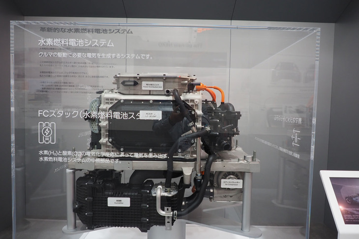 ヒョンデブースの様子。