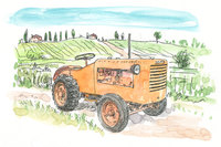 ランボルギーニが製造した最初のトラクター「カリオカ」。安価で高性能だったことから人気を博した。