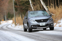 諏訪インターを出て、一般道を一路北上。市街地を出ると周囲の様相は様変わりし、融雪剤の撒かれた荒れた雪道を、延々と走ることとなった。