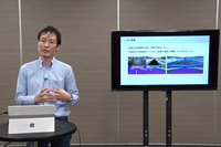 スバルが進める、ADASにおけるAIの研究開発について説明する、SUBARU Labの齋藤 徹副所長。