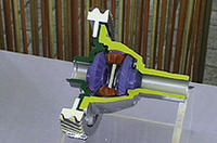 
	MTモデルのフロントに標準装備されるLSD。
	 