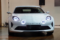 「アルピーヌ・ビジョン」。今後市販されるアルピーヌ車を示唆するコンセプトモデルである。