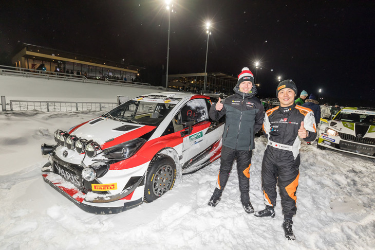 WRカーでの初参戦は、総合優勝という結果に。