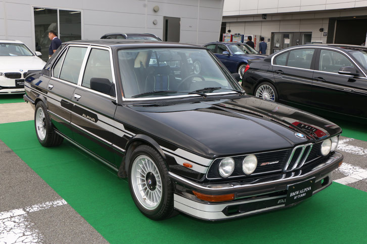 日本に正規導入されたBMWアルピナの第1号車である「BMWアルピナB7ターボ」。