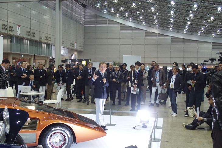 「オートモビル カウンシル2025」のTHE CLASSIC CAR CLUB OF JAPANブースの様子。