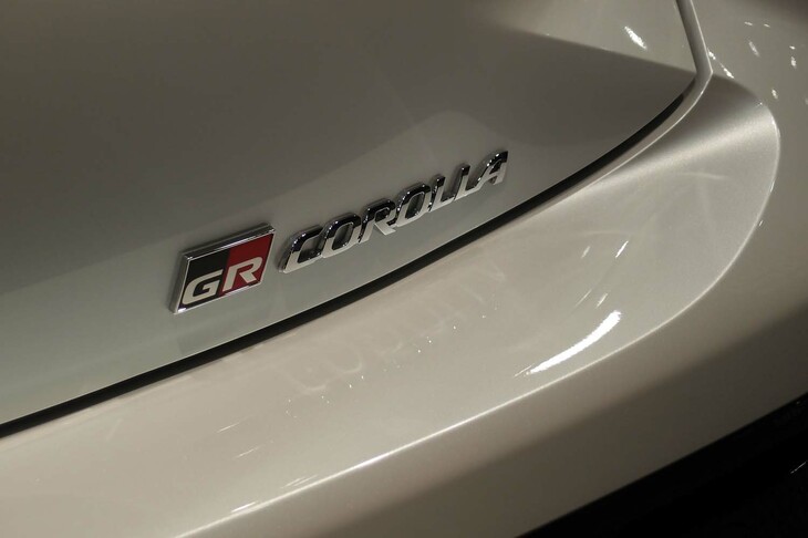 トヨタGRカローラRZ（リアエンブレム）