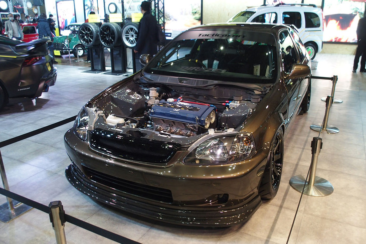 1996年の「ホンダ・タクティカルアート シビックEK4」。