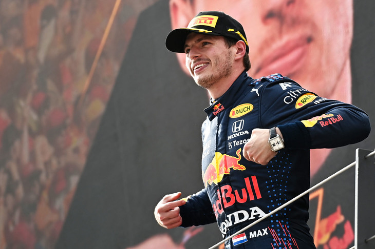 F1第9戦オーストリアGPを制したレッドブルのマックス・フェルスタッペン（写真）。3戦連続のポール・トゥ・ウィンで、今季5勝目、通算15勝目を飾った。（Photo=Getty Images / Red Bull Content Pool）