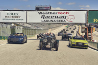 名物コーナーのコークスクリューでおなじみのラグナセカレースウェイが舞台となる「ラグナセカ・モータースポーツ・リユニオン」。車両やブランドのアニバーサリーイヤーを祝うだけでなく、ガチのクラシックカーレースも開催され、人気を博している。