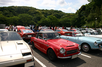 歴代のフェアレディ。なかには新車登録からずっとそのまま、つまり名義変更なしで乗り続けてきた猛者も現れた。