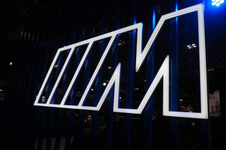 BMWブースの様子。