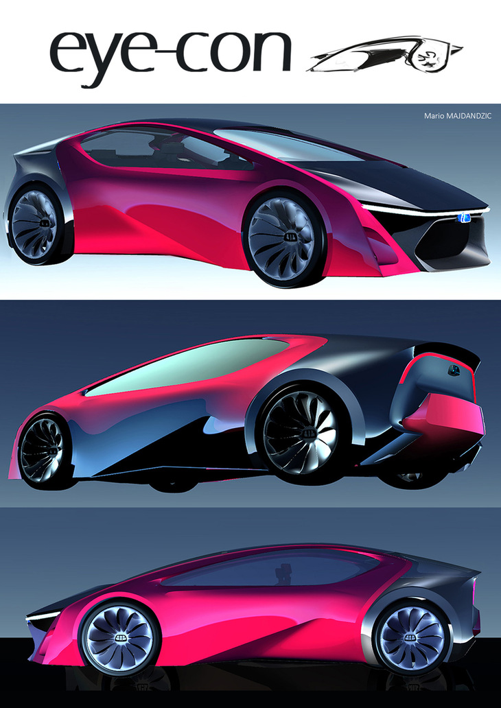 ほった「これはトヨタがニュースサイトで公開している、『プリウス』の初期のキースケッチです」　
	清水「ハナっからスポーティーというか、浮世離れしたデザインで突っ走る気だったのかねぇ」