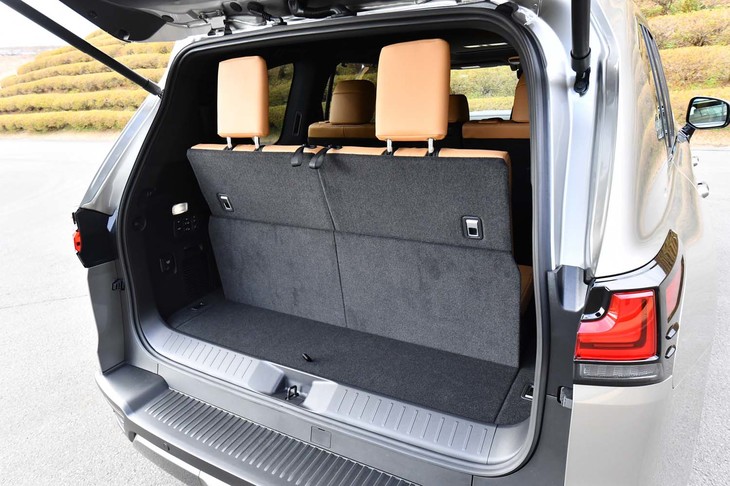 レクサスLX600（ラゲッジスペース）