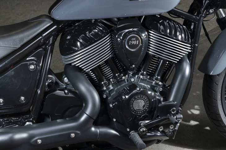 1890ccもの排気量を持つ「サンダーストローク116」。300kg近い重量のバイクをはじけるように走らせるパワーはもちろん、往年のモデルをほうふつとさせるディテールも魅力だ。