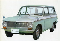 1963年に誕生した初代「マツダ・ファミリア バン」。当初は商用バンのみだったため、車名に“バン”はつかず単に「マツダ・ファミリア」と名乗っていた。