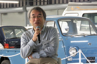 車両開発に用いる計測器の進化について、「昔は10分の1秒単位だった。1000分の1秒の違いを計測しようなんてしたら、パソコンがパンクした」と語る藤貫哲郎氏。