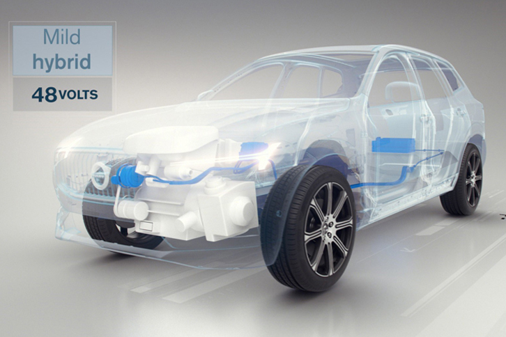 マイルドハイブリッド車も、ボルボ電動化の一翼を担う。