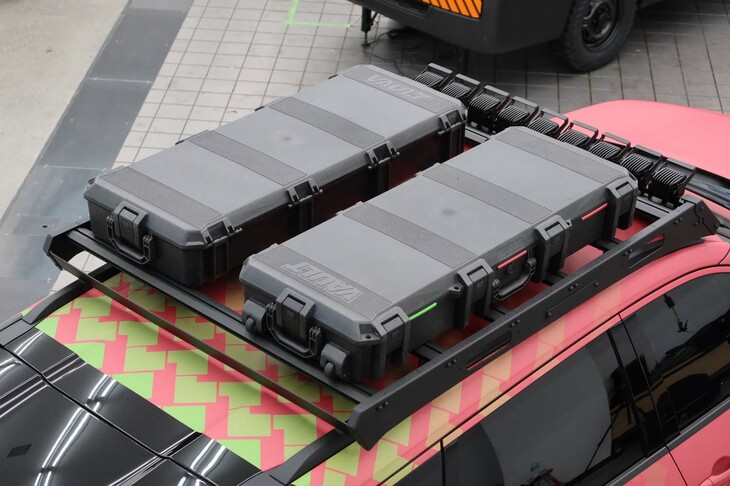 日産エクストレイル クローラー コンセプト（ルーフラックおよびルーフボックス）