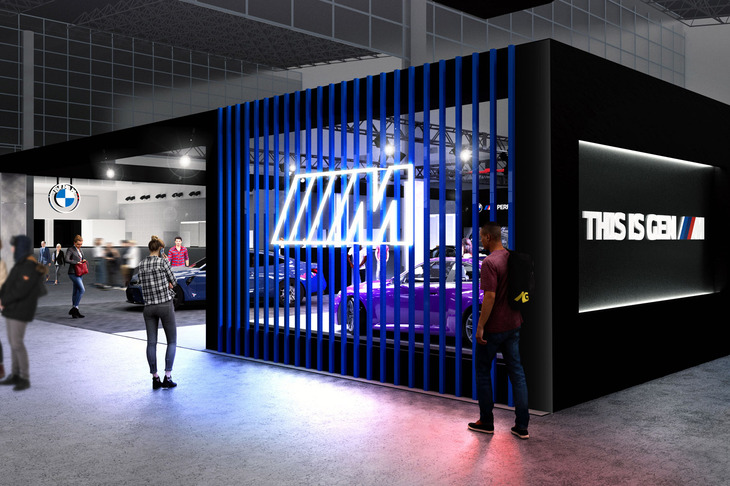 「東京オートサロン2026」におけるBMWブースのイメージ。