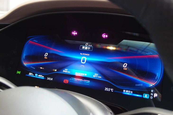 メルセデスAMG EQS53 4MATIC＋（メーターパネル）