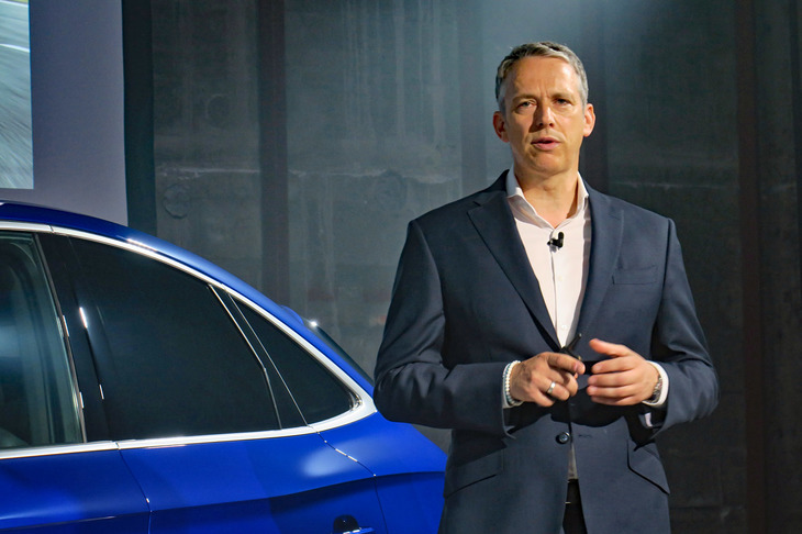 アウディ ジャパンのフィリップ・ノアック代表取締役社長。2021年は新型「A3」や「Q5スポーツバック」に続き、「Q2」の改良モデルや「RS 3」などの導入も予定されているという。