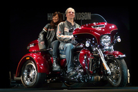 ハーレーダビッドソン「トライグライド ウルトラ」発表会の会場から
