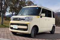 「スズキ・スペーシア」での印象は「まだ“ふらつき”感が気になる」というものだった。軽トールワゴン特有のディメンションに由来する“ふらつき”を、タイヤのみで補正することは困難なようだ。