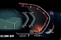 メーターパネルにはトルク＆パワーメーターを表示できる。フルスケールは実際のエンジンスペック（最高出力285kW／最大トルク500N・m）よりもだいぶ大きい。