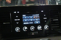 タッチパネル式のオーディオ。なお、オーディオレス仕様もオプションで用意される。