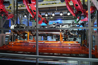 展示エリア内に再現された、「F-150」の生産ラインの様子。