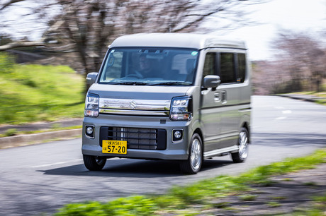トランスミッションと4WDシステムに改良が施されたスズキの軽乗用車「エブリイワゴン」に試乗。CVTの採用に...