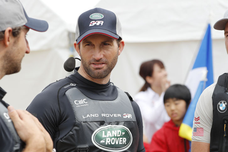 チームの代表でスキッパー（艇長）のベン・エインズリー。