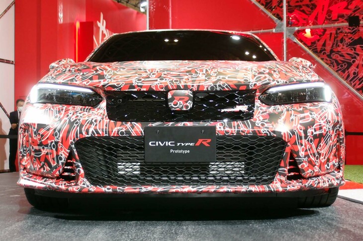 ホンダ・シビック タイプR プロトタイプ（フロントまわり）