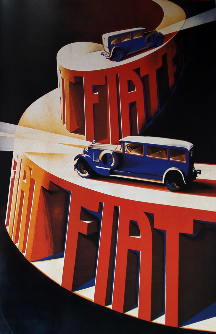 ジュゼッペ・リッコバルディの『スロープ』（1928年）。