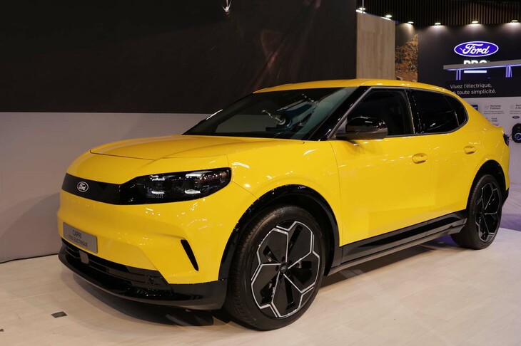 「フォード・カプリ」という懐かしいネーミングが、VWの「MEB」プラットフォームを用いた電動クロスオーバーとして復活。RWDとAWDがあり、システム出力は125kW、210kW、250kWの3種。独ケルン工場製。