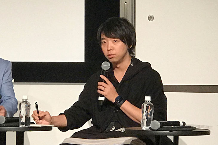 メディアアーティストの落合陽一氏。クルマ業界外からの意見が新鮮に感じられた。