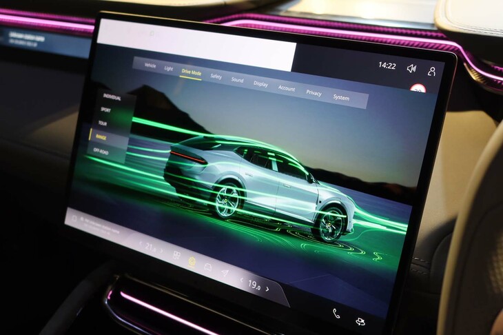 ロータス・エレトレR（センターディスプレイ）