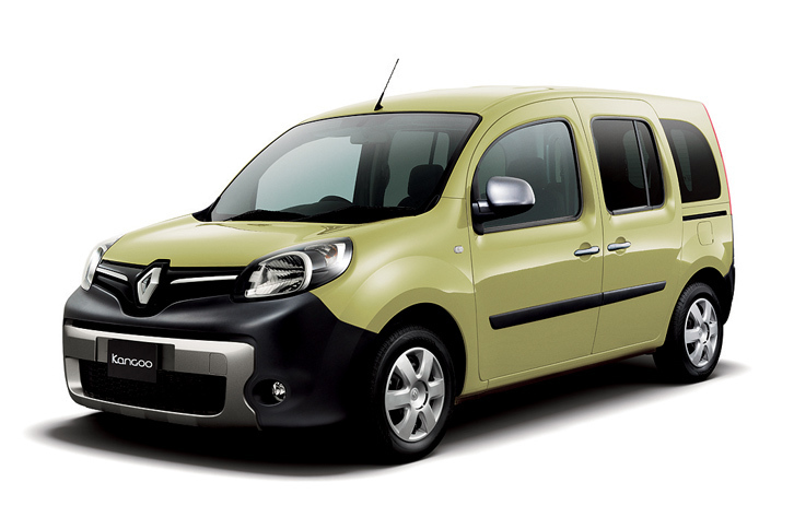 ボディーカラーに「ヴェール シトロン メタリック」が選択された「ルノー・カングー ペイザージュ」。