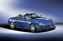 BBR マセラティ　4200 スパイダー2001年　イエロー フランクフルト初お目見えのマセラティ『スパイダー』、日本で発売