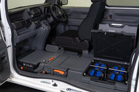 ホンダでは汎用（はんよう）の可搬式バッテリー「Honda Mobile Power Pack e：（モバイルパワーパック イー）」を動力源に用いた「N-VAN e：」も計画。ヤマト運輸と実証実験を進めている。